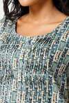 Naiduhall Cotton Full Length Nightdress - Light Green — thumbnail 7
